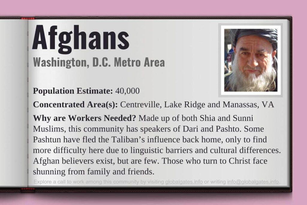 Global Gates Afghans Of Washington D.C Profile