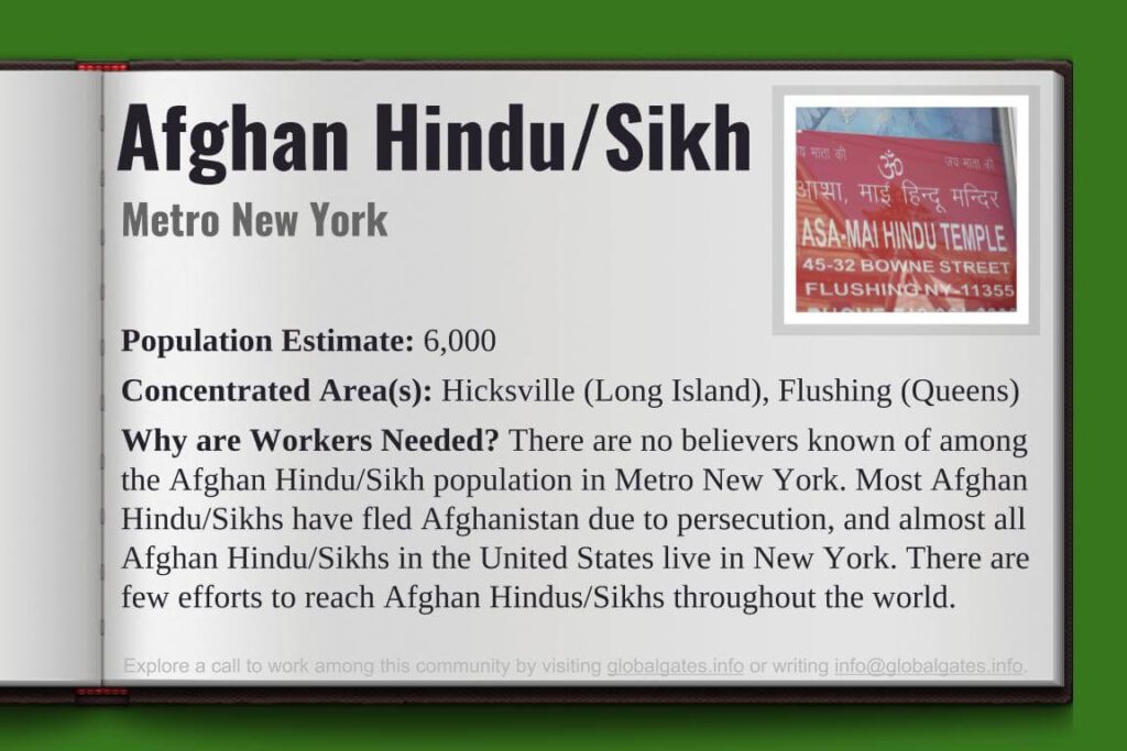 Global Gates Afghan Hindu/Sikh Of Metro New York Profile