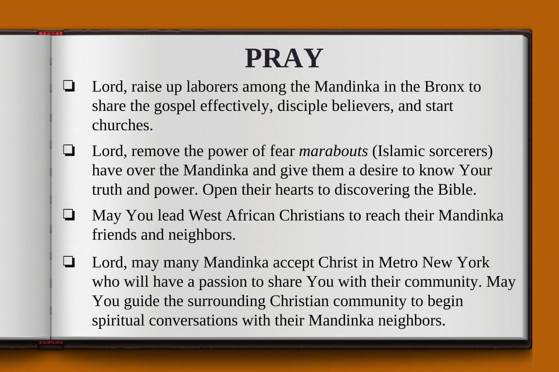 Global Gates Mandinka Of Metro New York Prayer