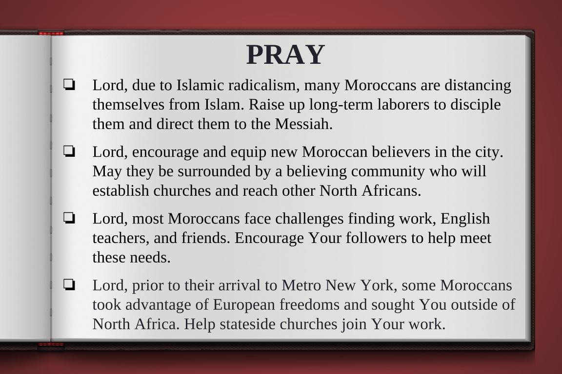 Global Gates Moroccan Arab Of Metro New York Prayer
